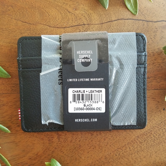 Hershel Leather Wallet Cash Cardholder Bill NWT Charlie NEW - Picture 2 of 10